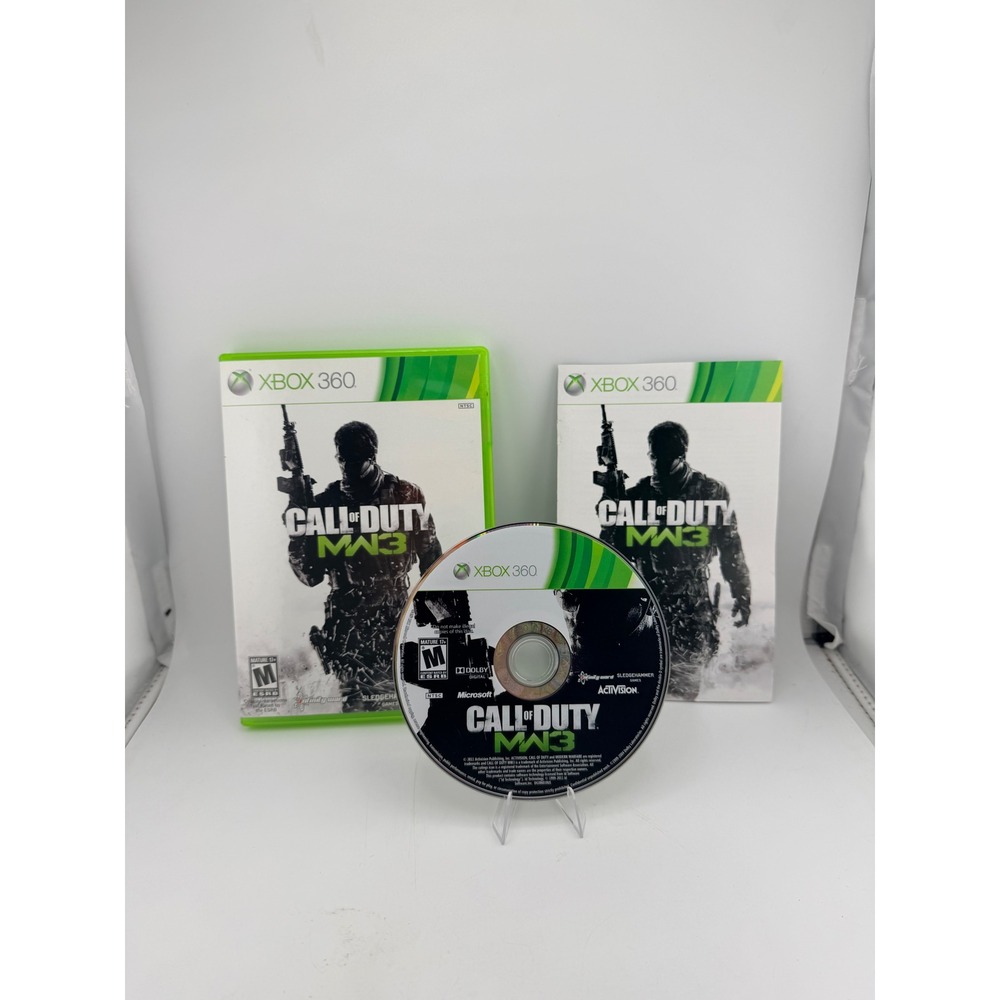 Call of Duty‎ Modern Warfare 3 Xbox 360 Activision MW3 Game with Manual CIB